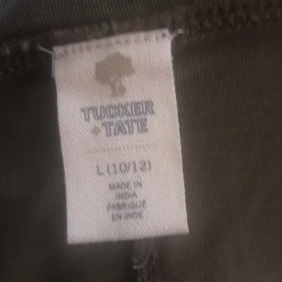 Nwt Tucker & Tate Girls Cotton Yoga Pants Sz L ( 10-12) - Picture 3 of 5